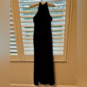 Lulus Like a Dream Black Halter Mermaid Maxi Dress